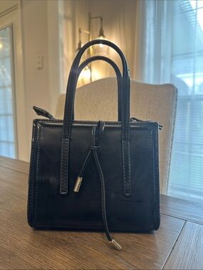 Source Unknown Black Mini Tote with Top Handles